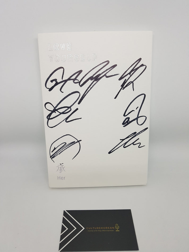 BTS Bangtan Boys Love Yourself Her Official Signed Album Rare Legit